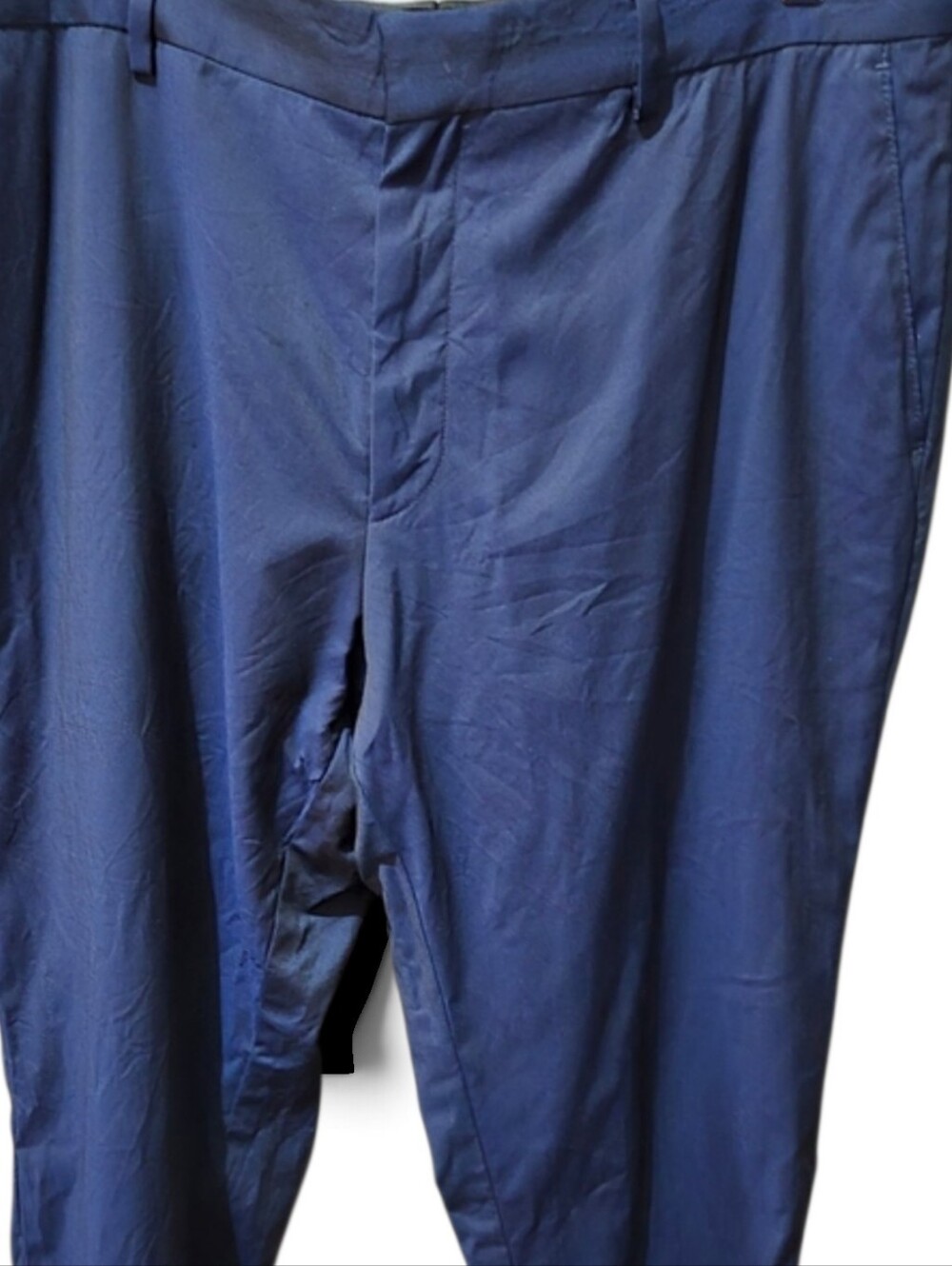 BOSS Hugo Boss Men's Navy Dress Pants 40x29 Flat Front Career Business Trousers